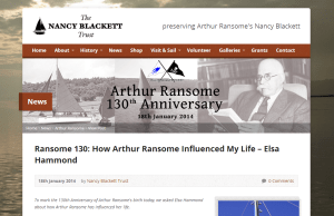 2014-01-24 16_22_46-Ransome 130_ How Arthur Ransome Influenced My Life – Elsa Hammond - Swallows and