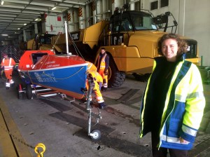 Safely stowed across the sea