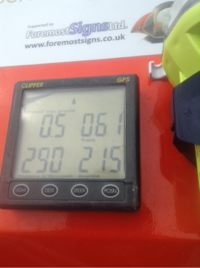 My GPS repeater at lunchtime